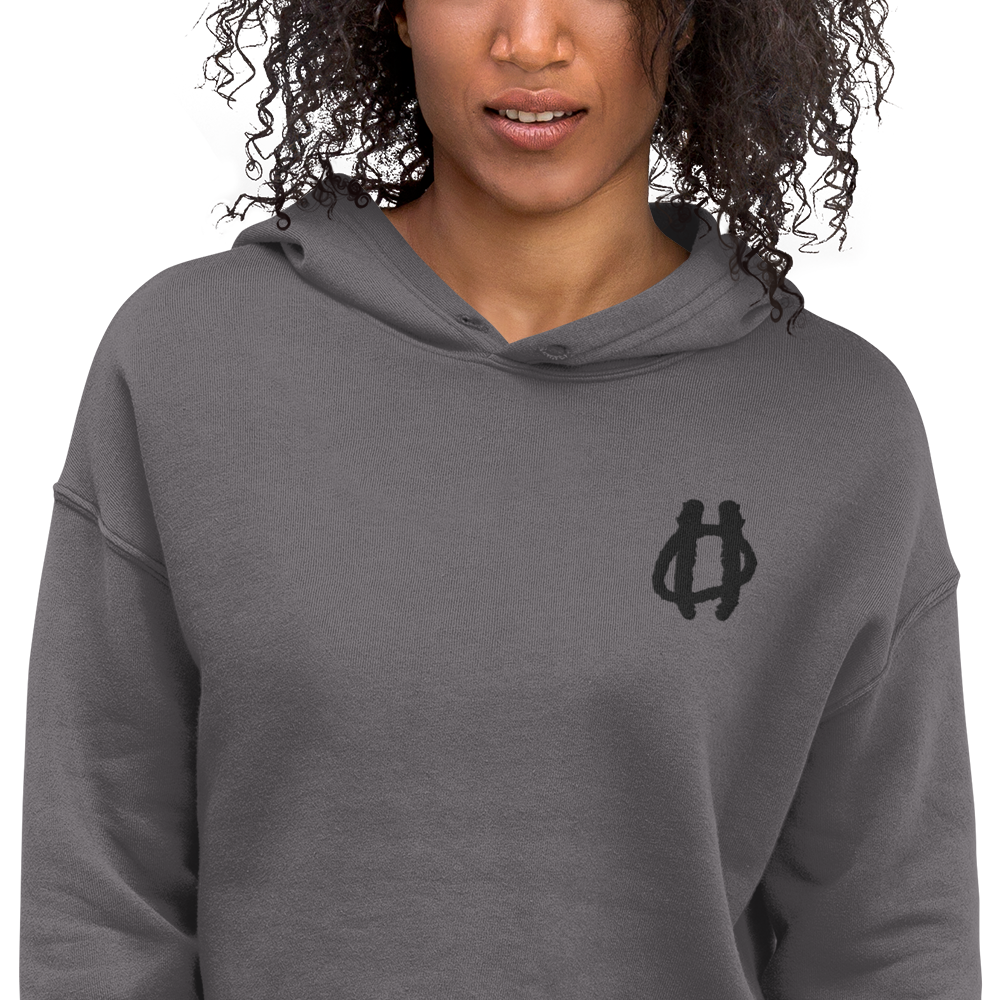 Two O's Crop Hoodie