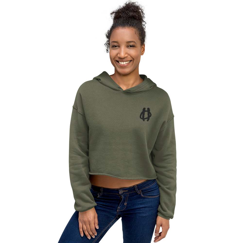 Two O's Crop Hoodie