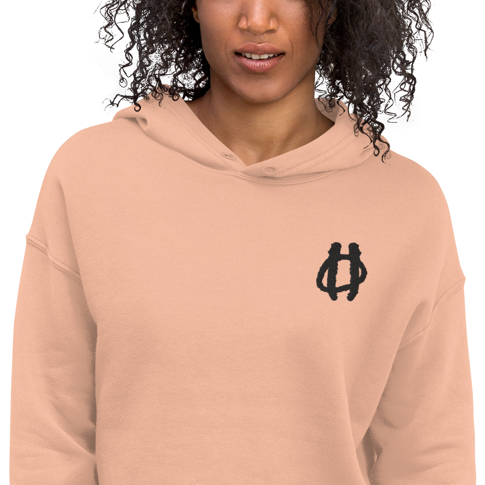 Two O's Crop Hoodie