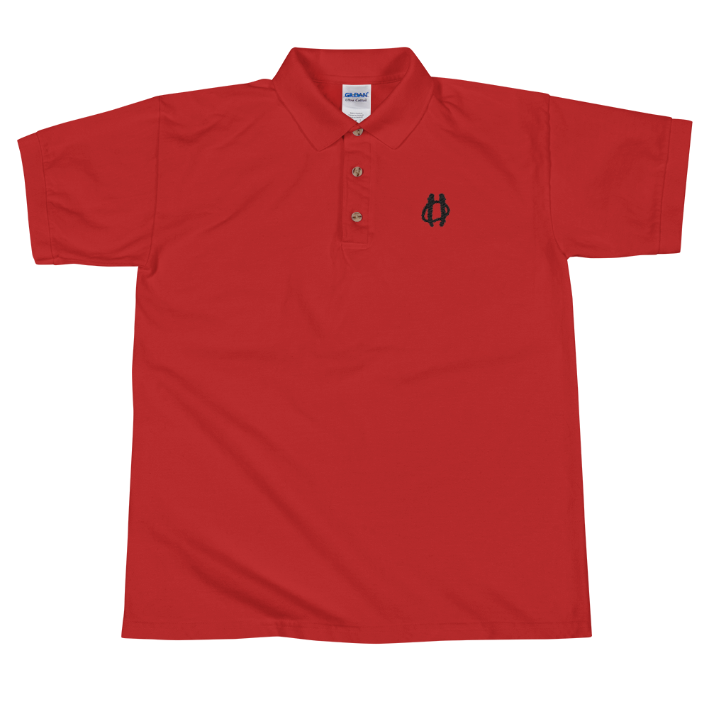 Two O's Embroidered Polo Shirt